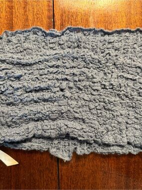 Free People Blue Gray Textured Bandeau